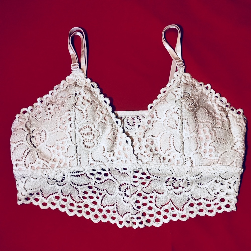 Pink Lace Bralette